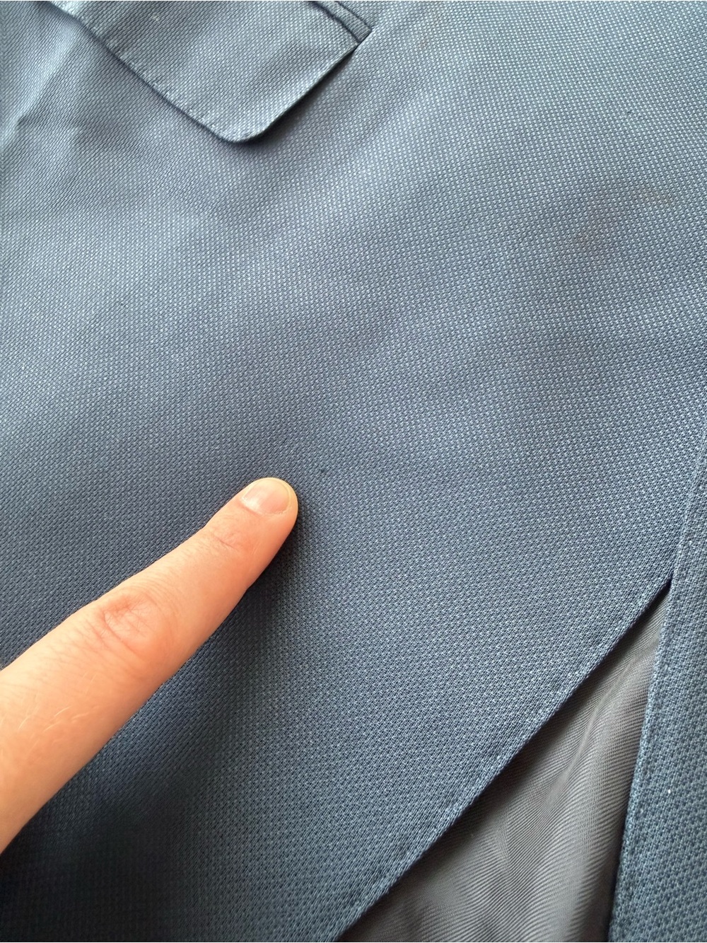 Canali Classic Fit Water Resistant Navy Wool Blazer 56EU/46US - Picture 15 of 16